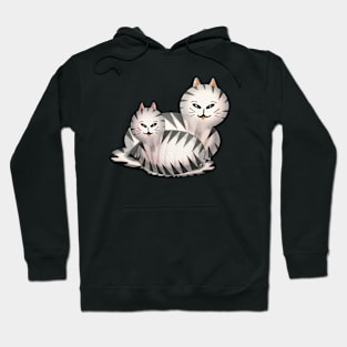 Two of a kind cats Hoodie